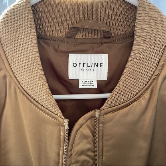 Aerie Satin Bomber Jacket, S/M, NWOT - Picture 8 of 8
